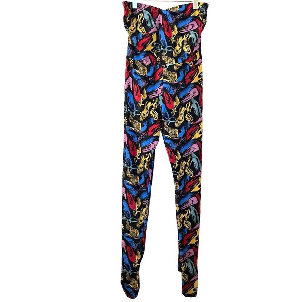 Salvatore Ferragamo Jumpsuit Shoe Print‎ Strapless Vintage Retro 90s One-piece L - Picture 8 of 15